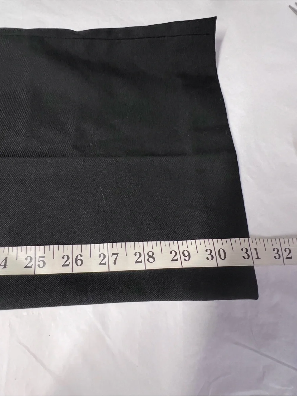 Madewell Slouchy Straight Pants in Brushed Twill Black Trousers Size 6 NWT